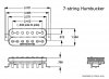 SEYMOUR DUNCAN SH-1 '59 (7str, 4C, czarny, bridge)